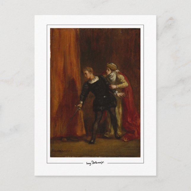 Eugène Delacroix #716 - Fine Art Postcard Postkarte (Vorderseite)