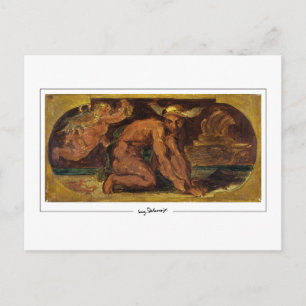 Eugène Delacroix #720 - Fine Art Postcard Postkarte