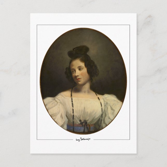 Eugène Delacroix #730 - Fine Art Postcard Postkarte (Vorderseite)