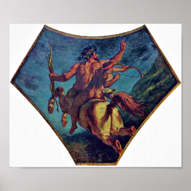 Eugene Delacroix - Bildung Achilles Poster (Vorne)