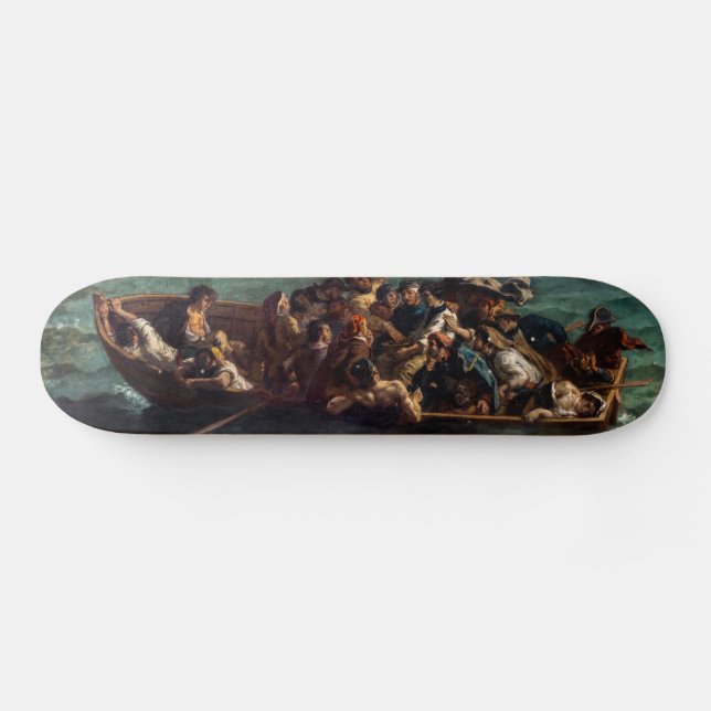 Eugene Delacroix - Das Schiffswrack von Don Juan Skateboard (Horizontal)