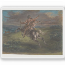 Eugène Delacroix - Die Bildung der Achilles Aufkleber