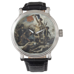 Eugene Delacroix - Freiheit führt Menschen Armbanduhr