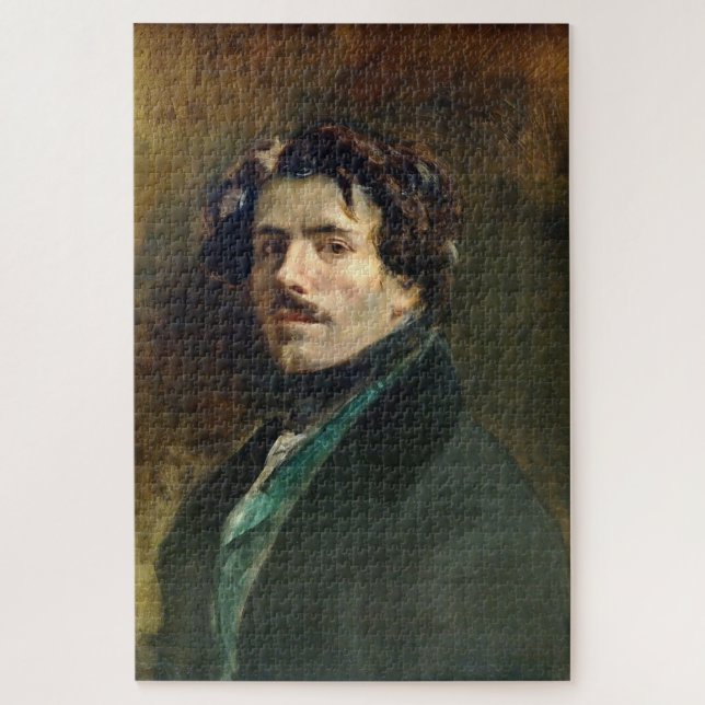 Eugène Delacroix: Selbstporträt mit grüner Weste (Vertikal)