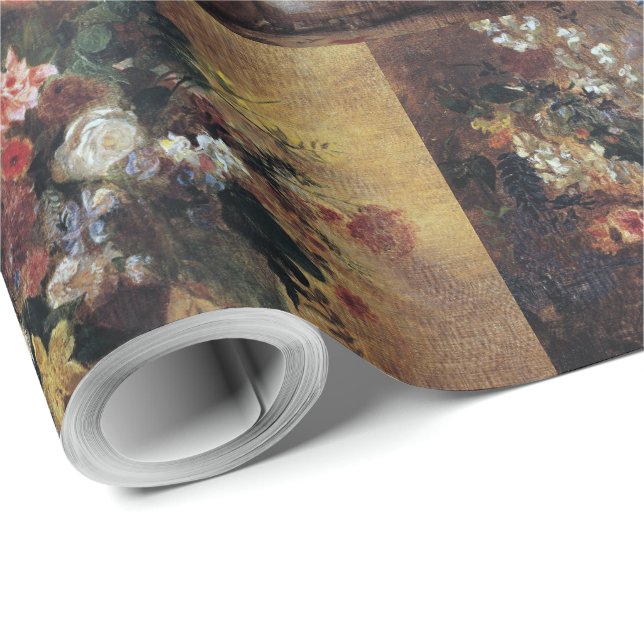Eugene Delacroix Vintag Bouquet von Blume Geschenkpapier (Rolleneckpunkt)