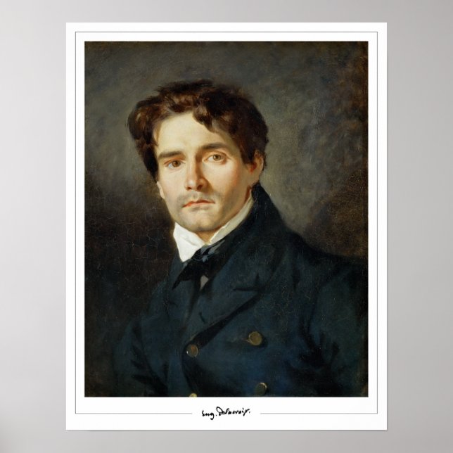 Eugène Delacroix Zedign Affiche d'art #200 (Devant)