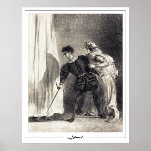 Eugène Delacroix Zedign Affiche d'art #342