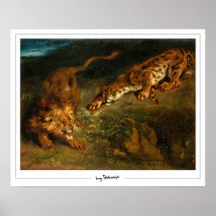 Eugène Delacroix Zedign Affiche d'art #637