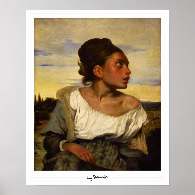 Eugène Delacroix Zedign Art Poster #199 (Vorne)
