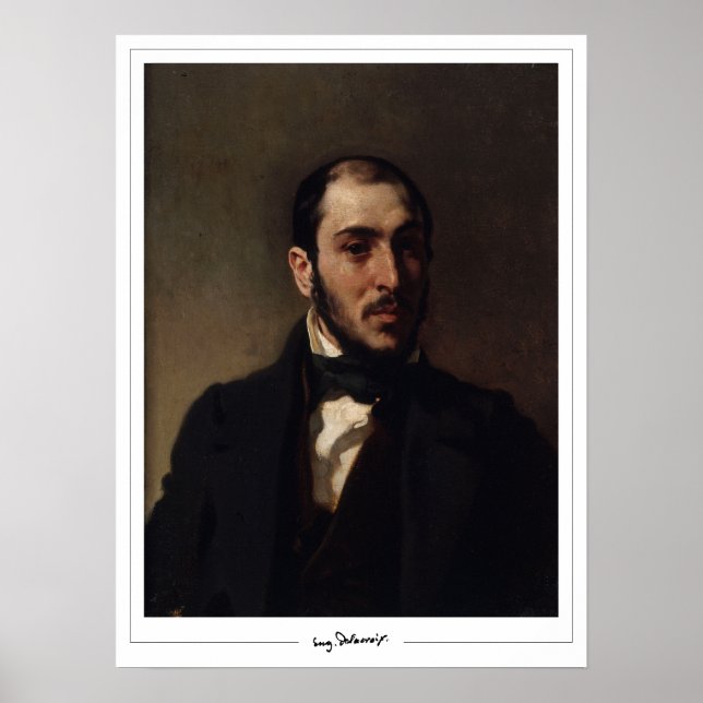 Eugène Delacroix Zedign Art Poster #254 (Vorne)