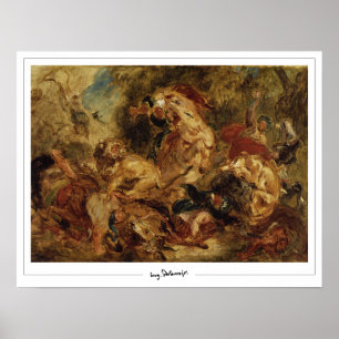 Eugène Delacroix Zedign Kunstposter #11 Poster