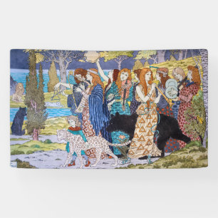 Eugene Grasset - Harmonie Dekoratives Panel Banner