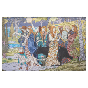 Eugene Grasset - Harmonie Dekoratives Panel Stoff