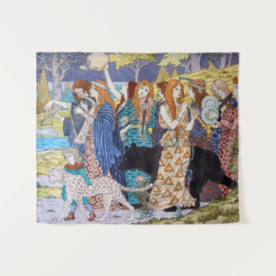 Eugene Grasset - Harmonie Dekoratives Panel Wandteppich