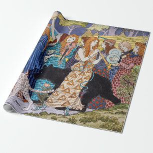 Eugene Grasset - Harmonie Dekorpanel Geschenkpapier
