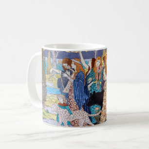 Eugene Grasset - Harmonie Dekorpanel Kaffeetasse
