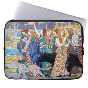 Eugene Grasset - Harmonie Dekorpanel Laptopschutzhülle