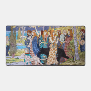 Eugene Grasset - Harmonie Dekorpanel Schreibtischunterlage