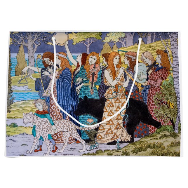 Eugene Grasset - Harmonisches Dekorationspanel Große Geschenktüte (Vorderseite)