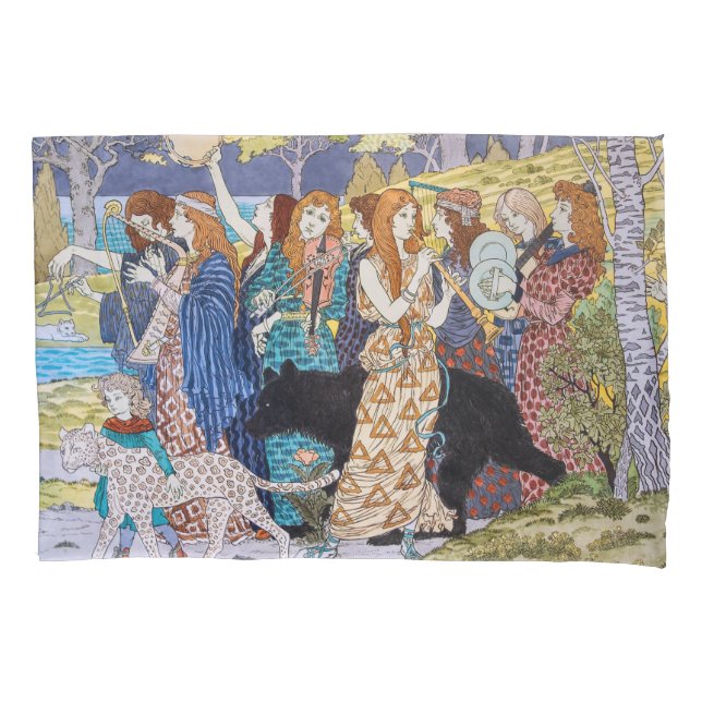Eugene Grasset - Harmonisches Dekorationspanel Kissenbezug (Vorderseite)