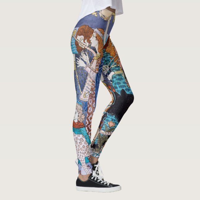 Eugene Grasset - Harmonisches Dekorationspanel Leggings (Rechts)