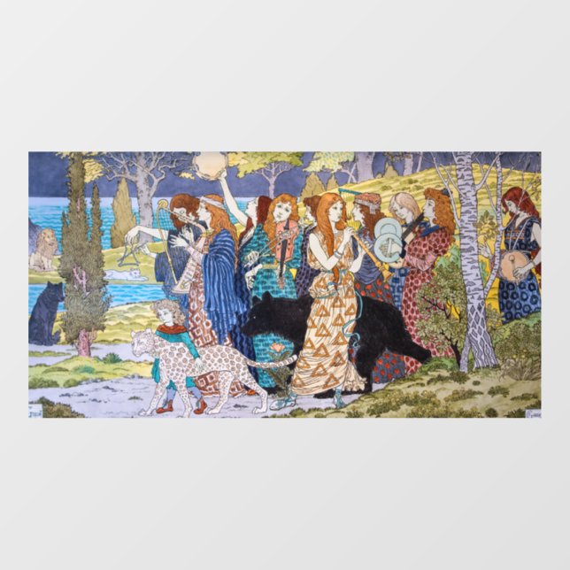 Eugene Grasset - Panneau décoratif Harmony (Feuille)