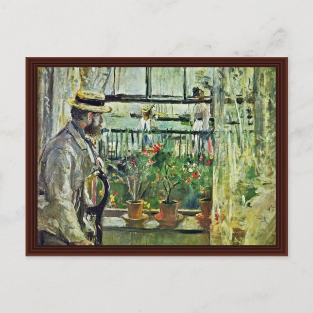 Eugène Manet auf der Isle of Wight Postkarte (Vorderseite)