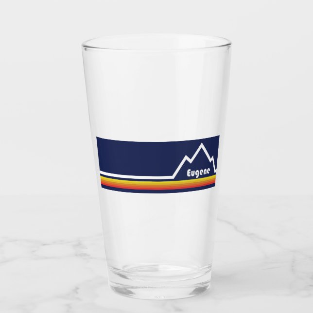Eugene Oregon Glas (Vorderseite)