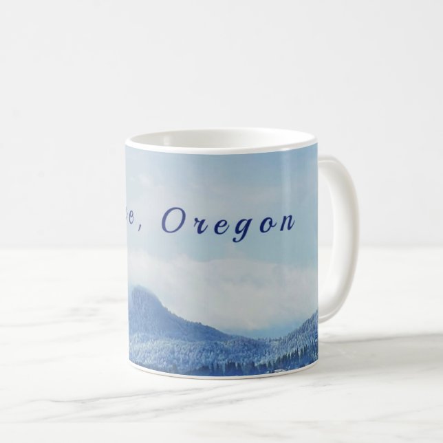 "Eugene, Oregon" Mug de café (Devant droit)