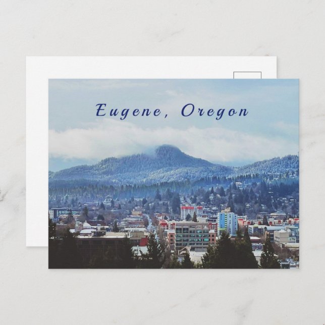 Eugene, Oregon Postcard Postkarte (Vorne/Hinten)