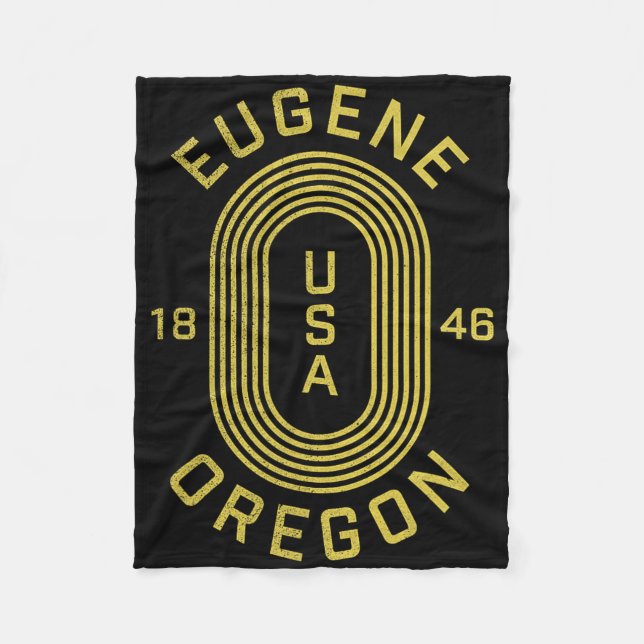 Eugene Oregon USA  Fleecedecke (Vorderseite)
