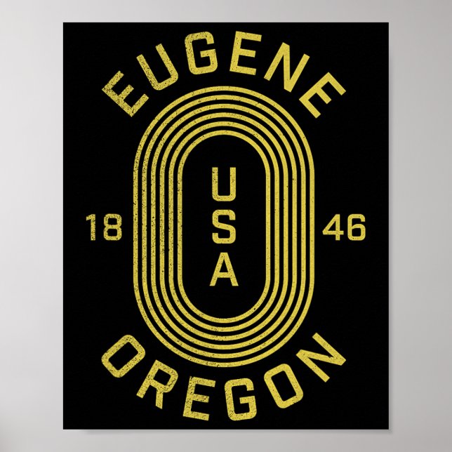 Eugene Oregon USA  Poster (Vorne)