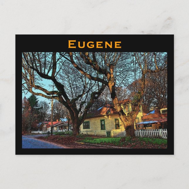 Eugene Postcard Postkarte (Vorderseite)