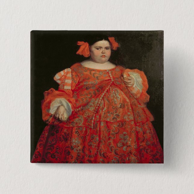 Eugenia Martinez Vallejo, angerufen La Monstrua Button (Vorderseite)