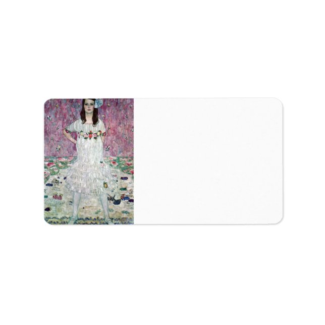 Eugenia Primavesi von Gustav Klimt Adressaufkleber (Vorne)