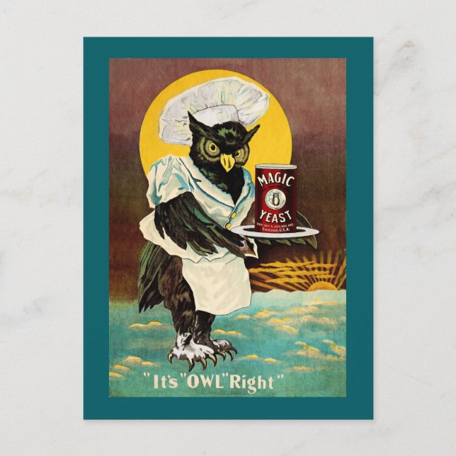 Eukalyptische Hefe Postkarte (Vorderseite)