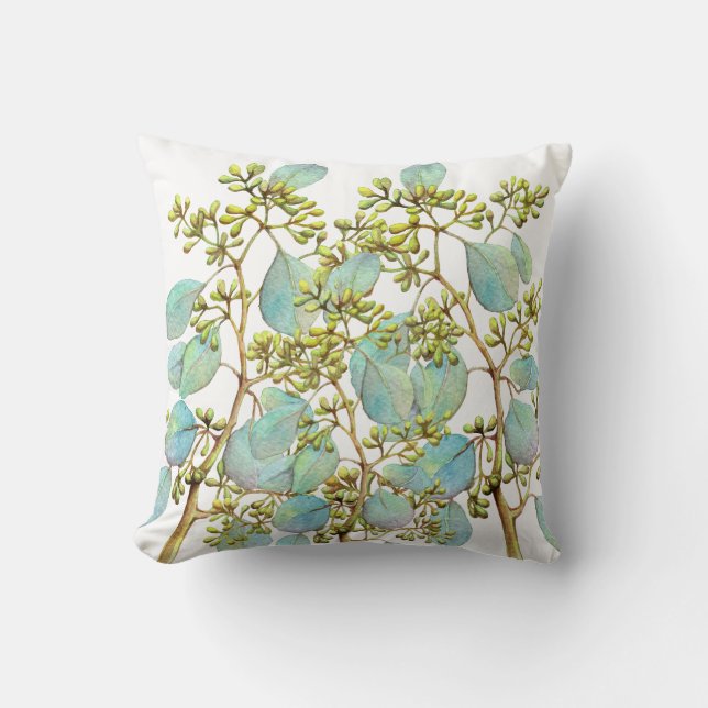 Eukalyptus 01 kissen (Vorderseite)