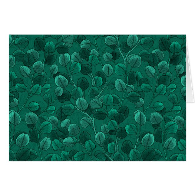 Eukalyptus auf Grün (Vorderseite (Horizontal))