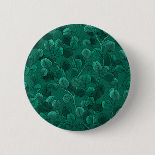 Eukalyptus auf Grün Button