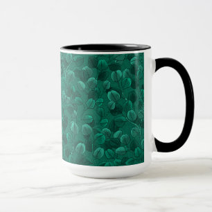 Eukalyptus auf Grün Tasse