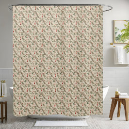 Eukalyptus Berry Botanisches Weihnachtsfest Duschvorhang