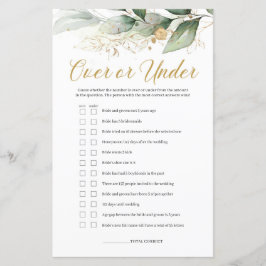 Eukalyptus-Blätter blättern über oder unter Spiel