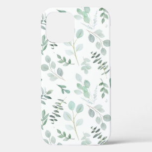 Eukalyptus-Blätter in Aquarellfarbe Case-Mate iPhone Hülle