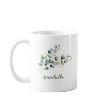 Eukalyptus-Blätter mit Namensgeschenk