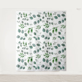Eukalyptus-Blätter Wandteppich