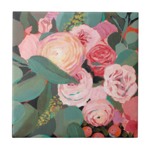 Eukalyptus-Blumenstrauß Fliese