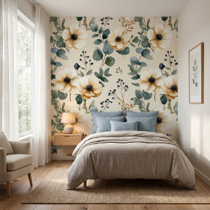 Eukalyptus-Blüten-Haven Boho-Botanik-Wallpaper Tapete
