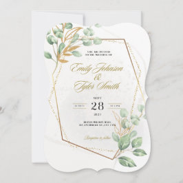 Eukalyptus Boho Hochzeitseinladungen