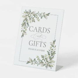 Eukalyptus Botanical Sage Green Wedding Sockelschild