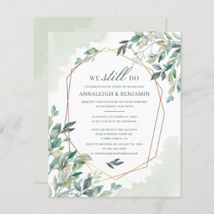 Eukalyptus Botanical Wedding Vow Renewal